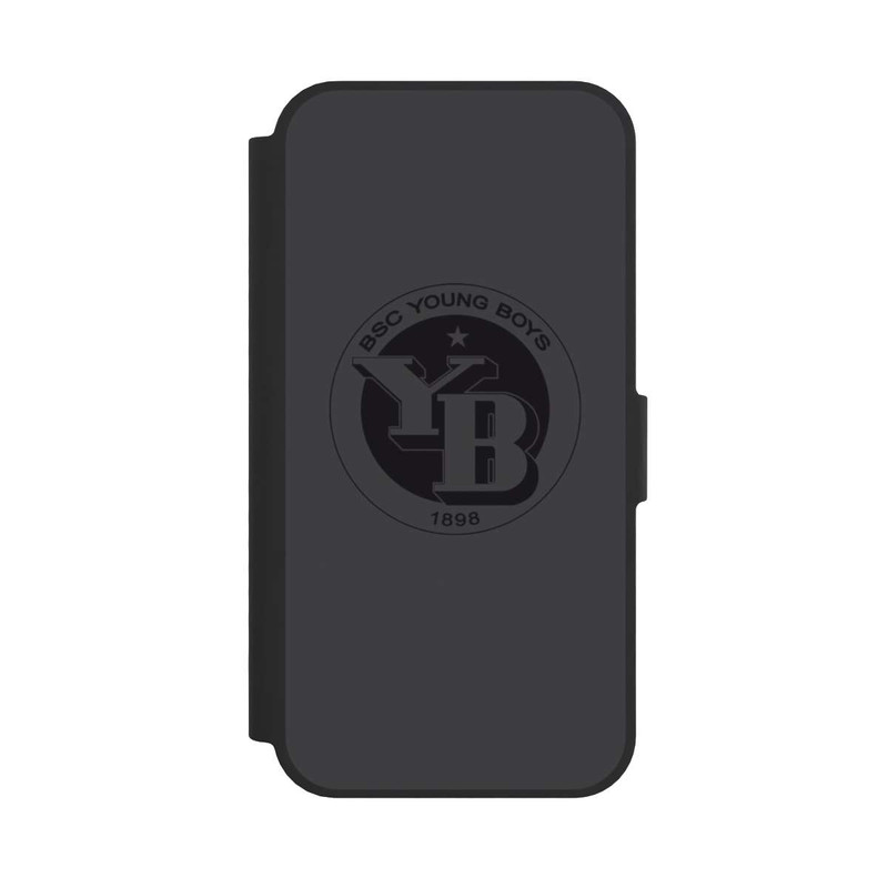 iPhone 16e NIVOflip BSC YB Logo Grau