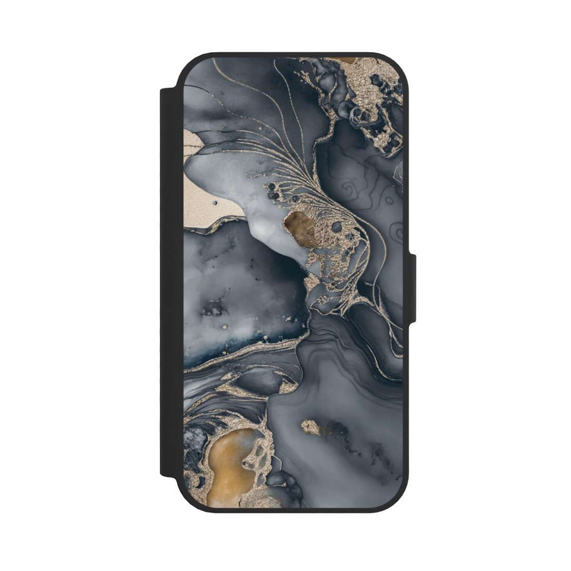 iPhone 16e NIVOflip Alcohol Ink Gold Grey