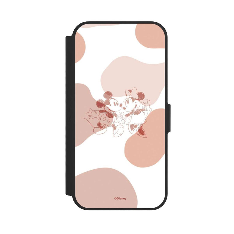 iPhone 16e NIVOflip Micky and Minnie halten händchen Boho