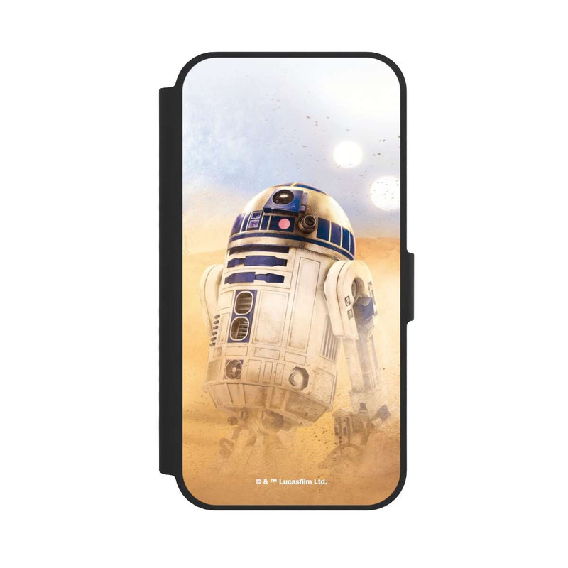 iPhone 16e NIVOflip R2D2 in der Wüste