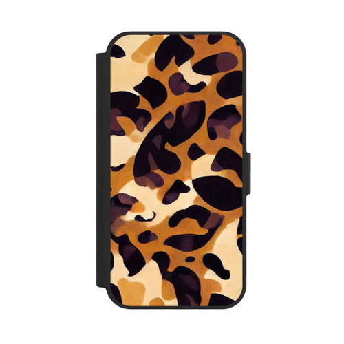 Apple iPhone 16e NIVOflip motif lion marron clair