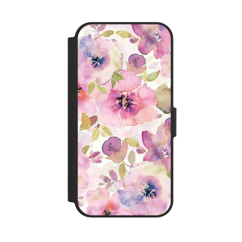 iPhone 16e NIVOflip Tapete mit rosa Blumen