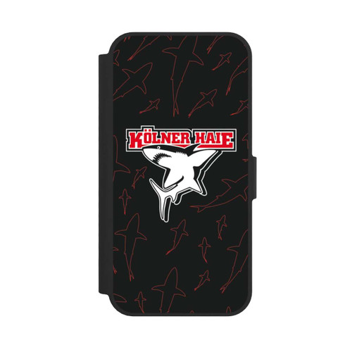 Apple iPhone 16e NIVOflip Haie Muster Rot