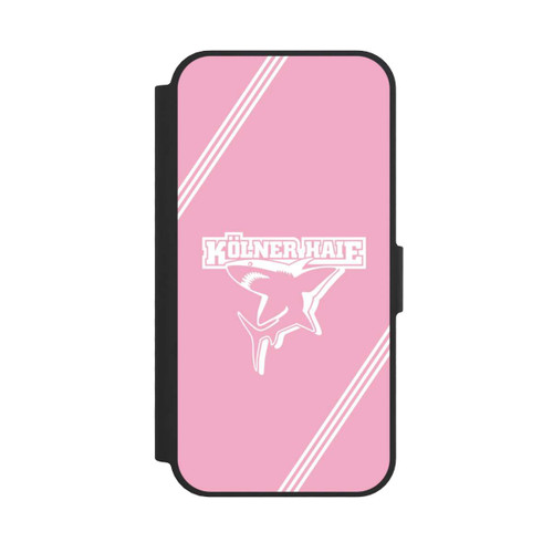 Apple iPhone 16e NIVOflip Kölner Haie Rosa