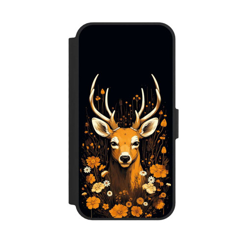 Apple iPhone 16e NIVOflip Deer Flowers Big