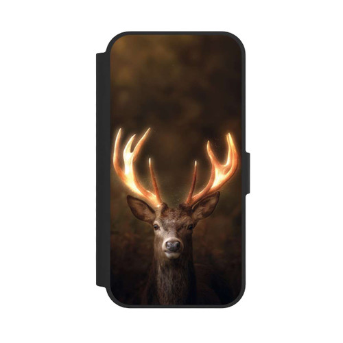 Apple iPhone 16e NIVOflip Hirsch Goldenes Geweih