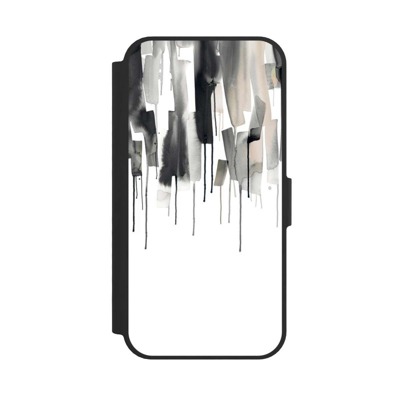 iPhone 16e NIVOflip Watery Stripes Japandi Black