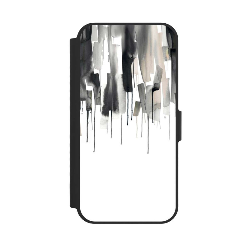 iPhone 16e NIVOflip Watery Stripes Japandi Black