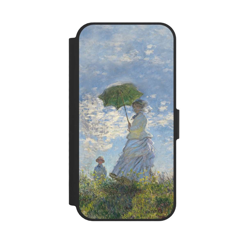 iPhone 16e NIVOflip Frau mit Sonnenschirm - Monet