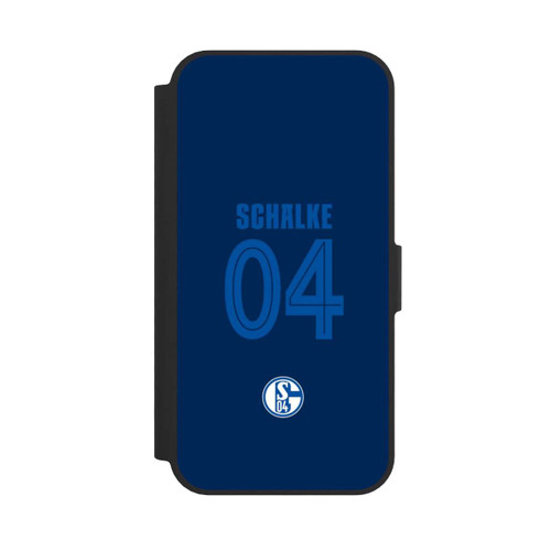 Apple iPhone 16e NIVOflip Schalke 04 Dunkelblau