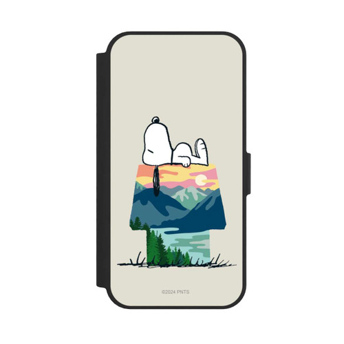 Apple iPhone 16e NIVOflip Snoopy Camping Hütte