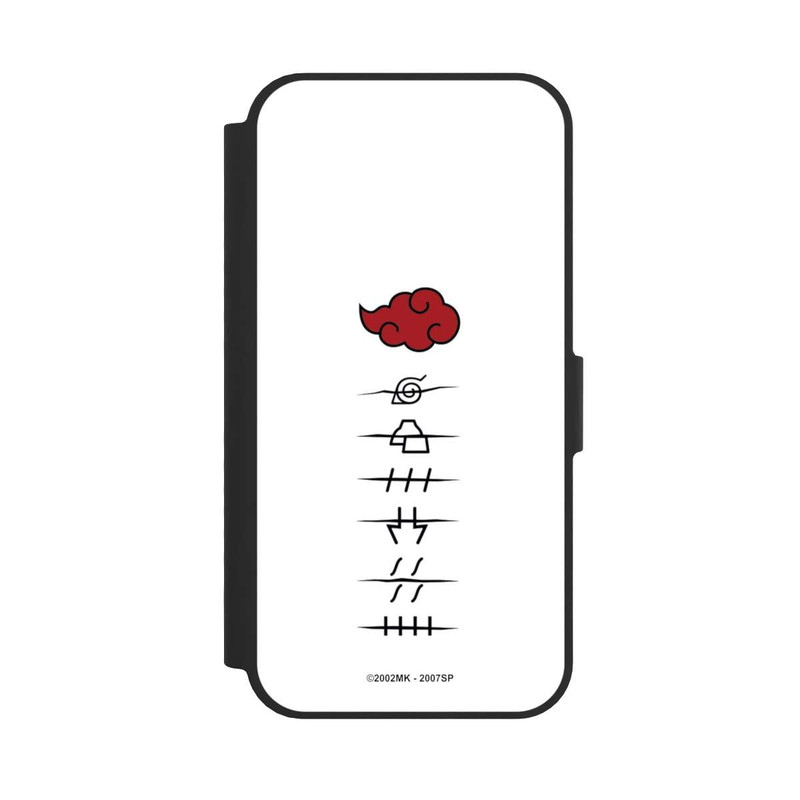 iPhone 16e NIVOflip Akatsuki member symbols white