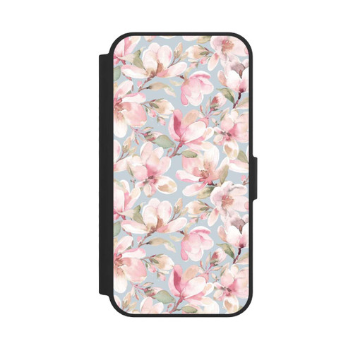 Apple iPhone 16e NIVOflip Magnolia flowers pastel pink