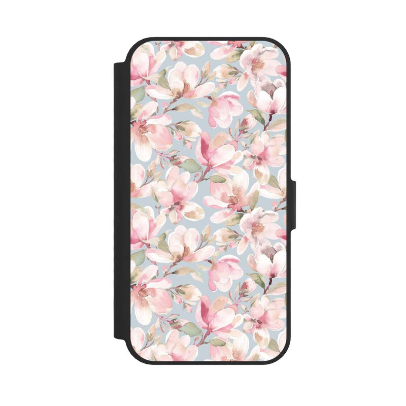 iPhone 16e NIVOflip Magnolia flowers pastel pink