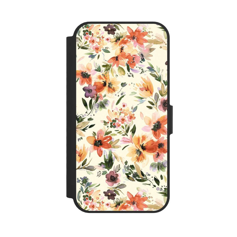 iPhone 16e NIVOflip Summer Artistic Flowers Ivory