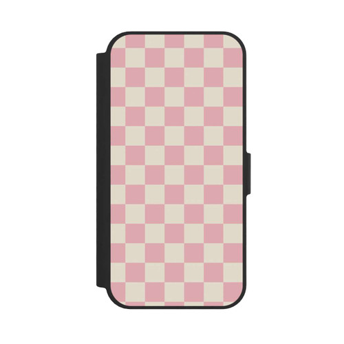 Apple iPhone 16e NIVOflip Schachbrett Rosa
