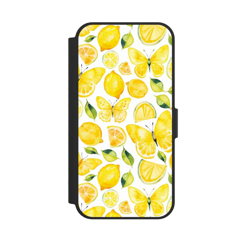 iPhone 16e NIVOflip Citron et papillon