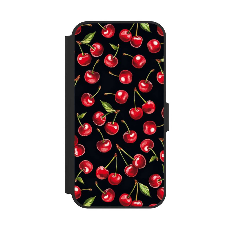 iPhone 16e NIVOflip Motif de baies noir avec IA