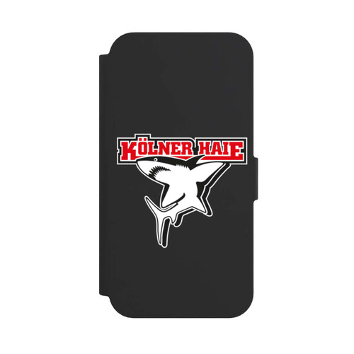 Apple iPhone 16e NIVOflip Kölner Haie Logo Transparent
