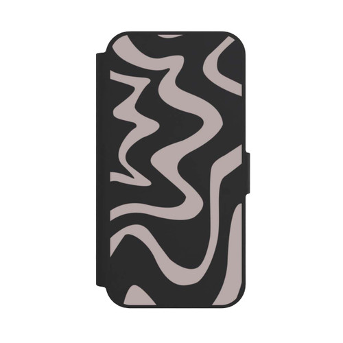 Apple iPhone 16e NIVOflip Linien Wellig Transparent