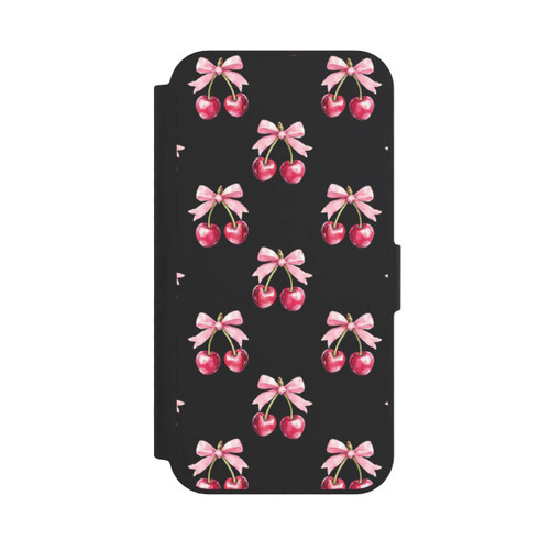 Apple iPhone 16e NIVOflip Kirsche Schleife mit KI