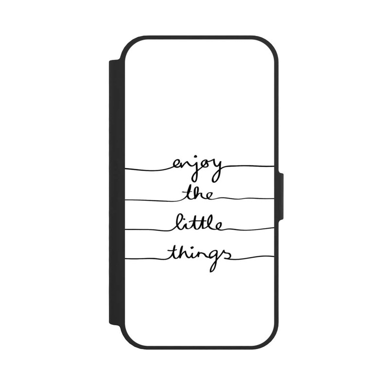 iPhone 16e NIVOflip Enjoy The Little Things White