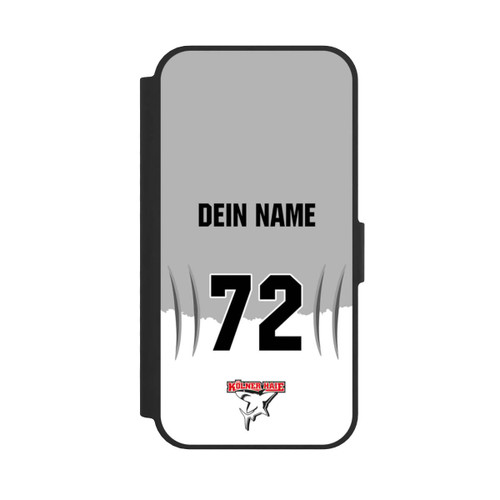 Apple iPhone 16e NIVOflip Kölner Haie Trikotmotiv Personalisierbar