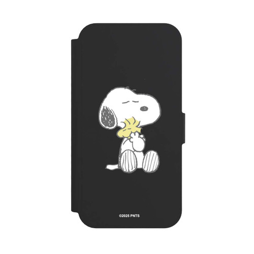 Apple iPhone 16e NIVOflip Snoopy And Woodstock Cuddling transparent