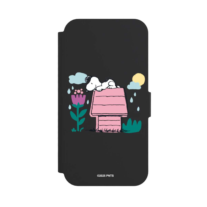 iPhone 16e NIVOflip Snoopy Hundehütte Frühling transparent