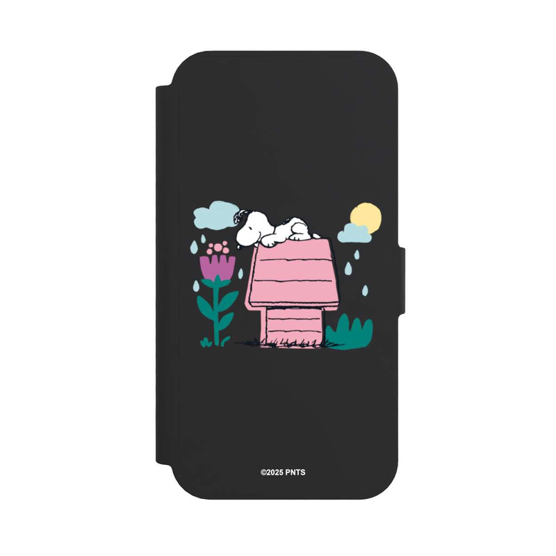 iPhone 16e NIVOflip Snoopy Hundehütte Frühling transparent