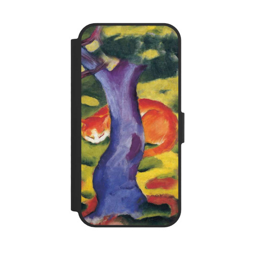 Apple iPhone 16e NIVOflip Cat Behind Tree by Franz Marc