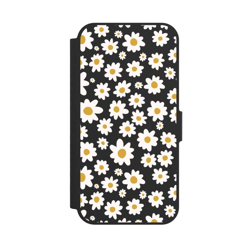iPhone 16e NIVOflip Daisy Flower Seamless Pattern Transparent