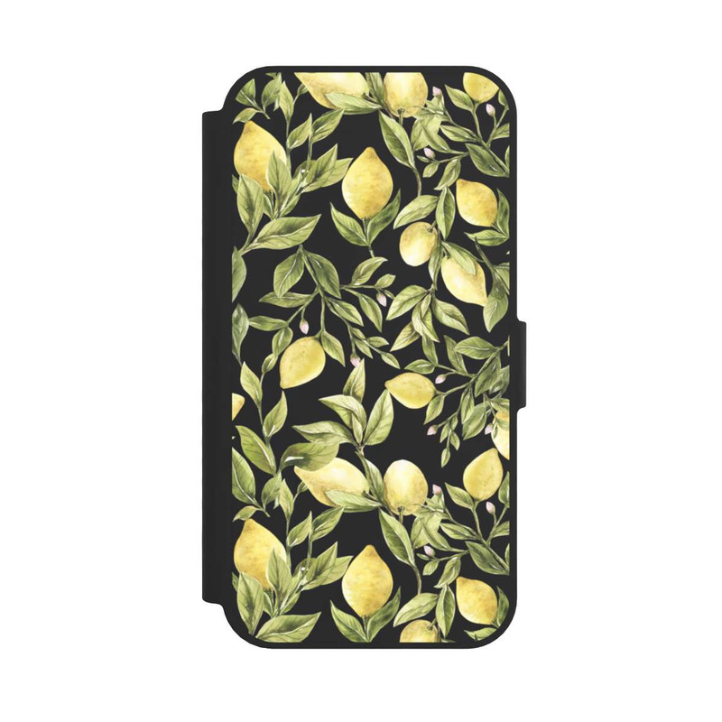 iPhone 16e NIVOflip Lemon Summer Pattern Transparent