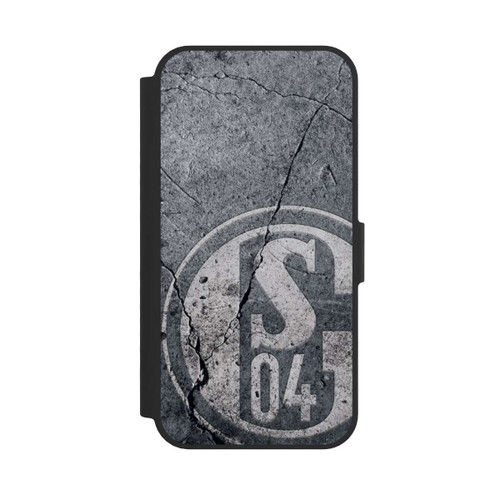 Apple iPhone 16e NIVOflip Schalke 04 Beton Look