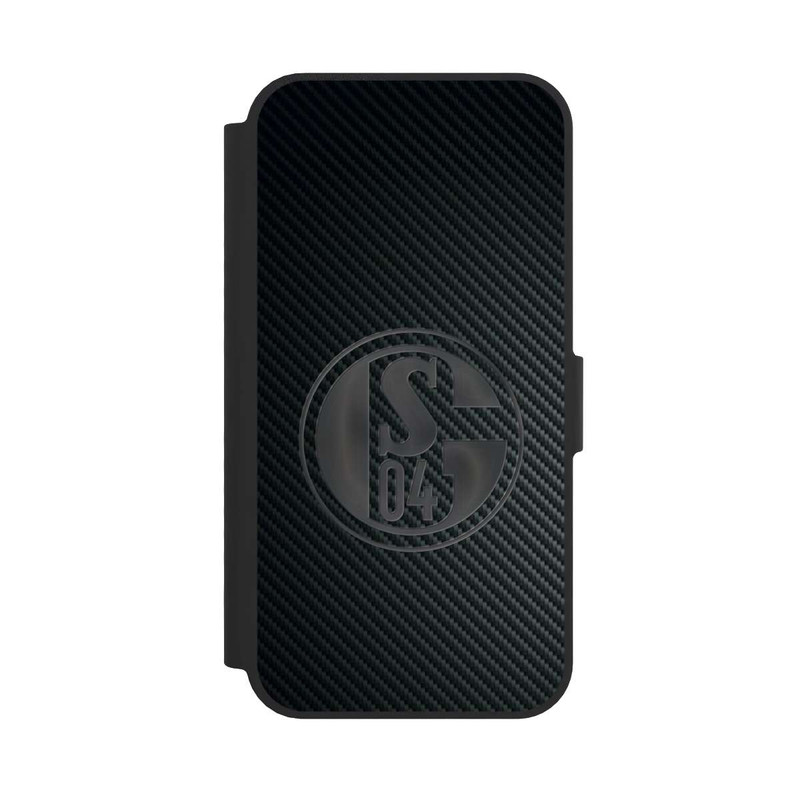 iPhone 16e NIVOflip Schalke 04 Carbon Look