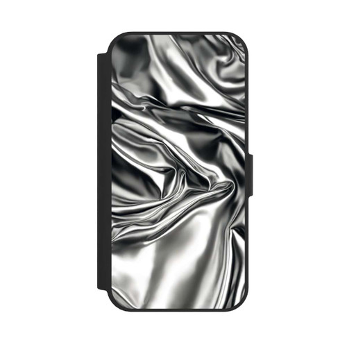 Apple iPhone 16e NIVOflip Shiny Chrome Silver