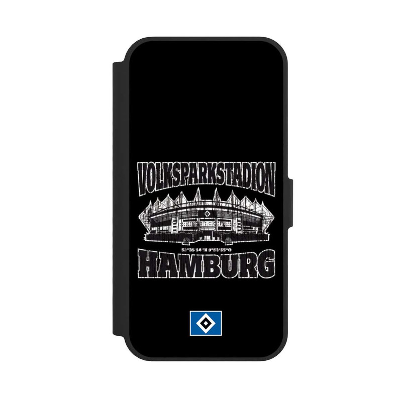 iPhone 16e NIVOflip HSV Volksparkstadion Schwarz
