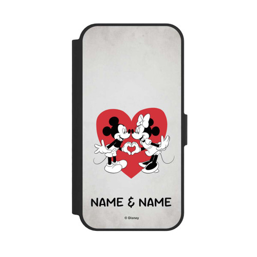 Apple iPhone 16e NIVOflip Minnie und Micky Personalisierbar