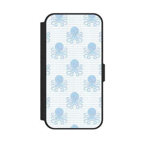 Apple iPhone 16e NIVOflip Blue Watercolor Octopus