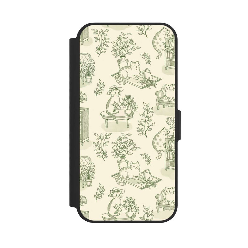 iPhone 16e NIVOflip Chonky Cats Toile de Jouy