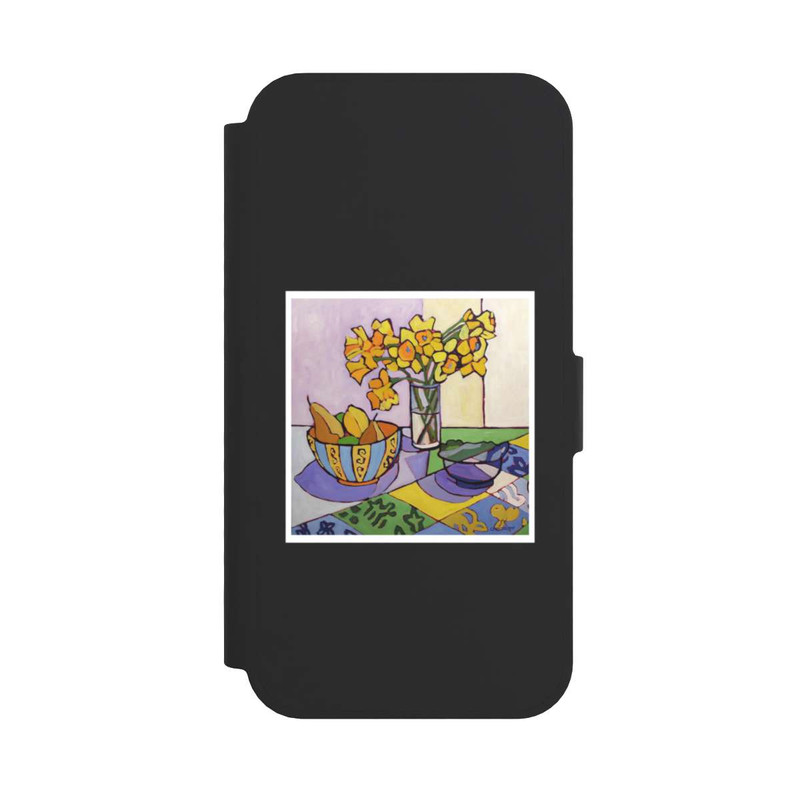 iPhone 16e NIVOflip Daffodil Patchwork, 2023, by Catherine J Martzloff