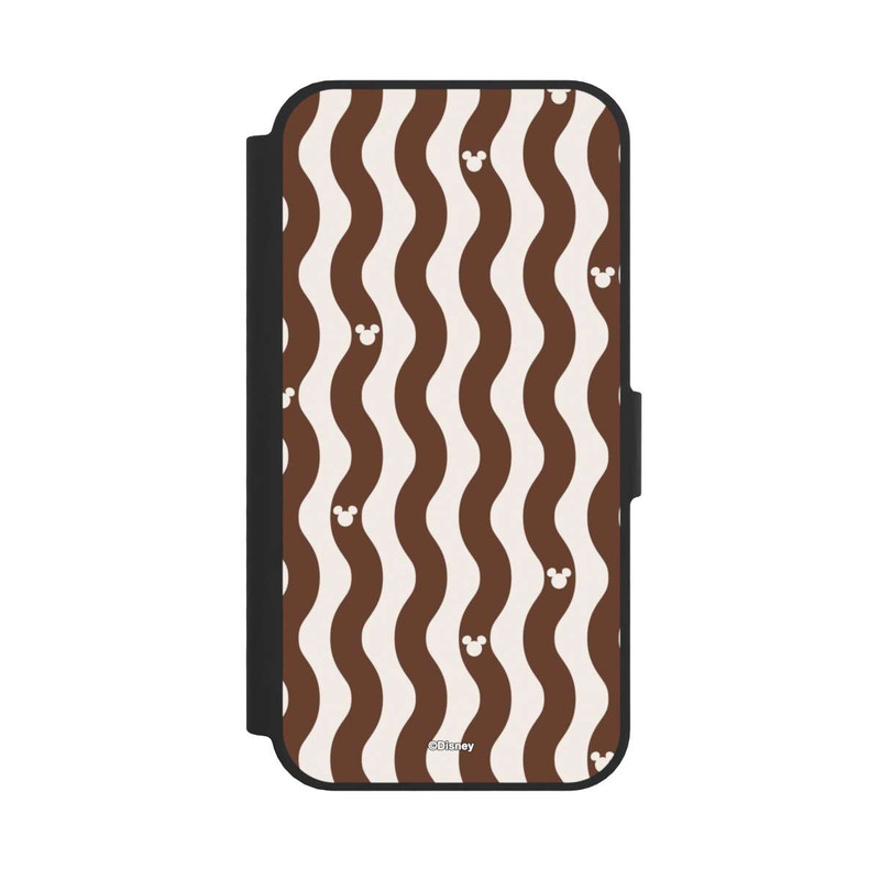 iPhone 16e NIVOflip Micky Muster Braune Wellen