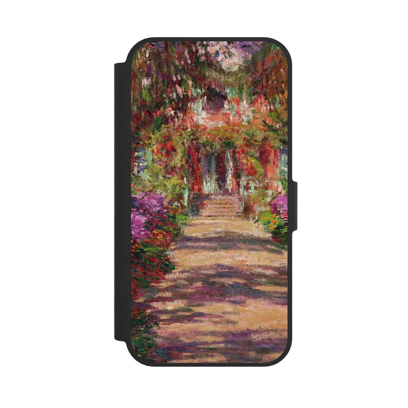 iPhone 16e NIVOflip Eine Allee in Monets Garten in Giverny by Claude Monet