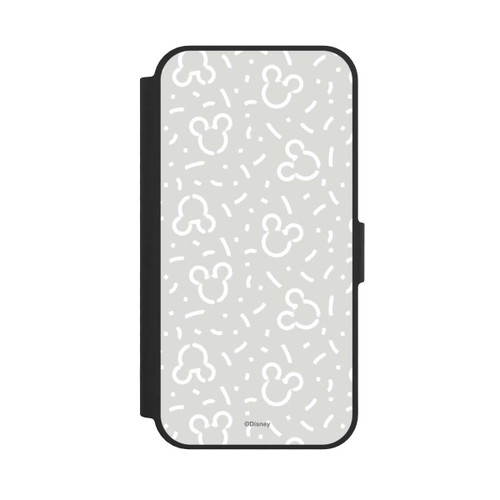 Apple iPhone 16e NIVOflip Disney Mickey Icon Pattern Grey
