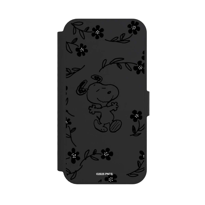 iPhone 16e NIVOflip Snoopy und Flowers Transparent
