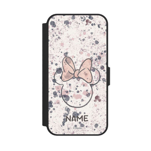 Apple iPhone 16e NIVOflip Minnie Watercolor Personalisierbar