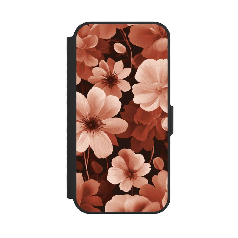iPhone 16e NIVOflip Rote Negativblumen mit KI