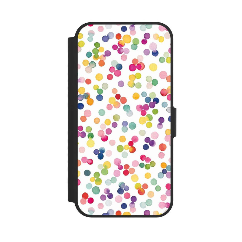 iPhone 16e NIVOflip Watercolor Dots Colorful