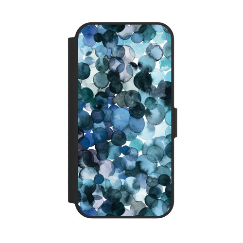 Apple iPhone 16e NIVOflip Watercolor Dots Blue Pattern