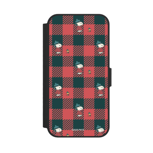 Apple iPhone 16e NIVOflip Peanuts Red Tartan Pattern